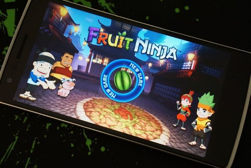 fruit ninja android time pass games