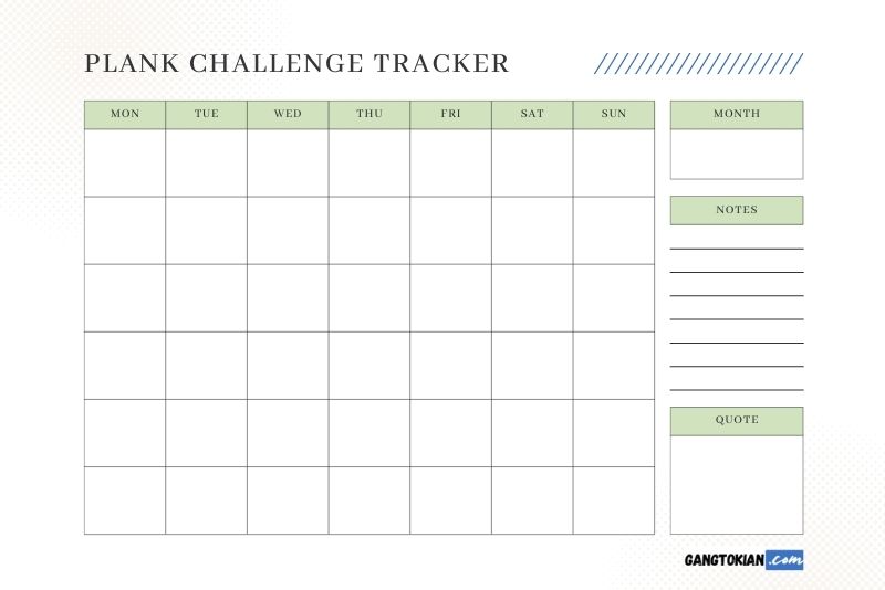 plank challenge tracker 1 minute plank is equivalent to how many push-ups
