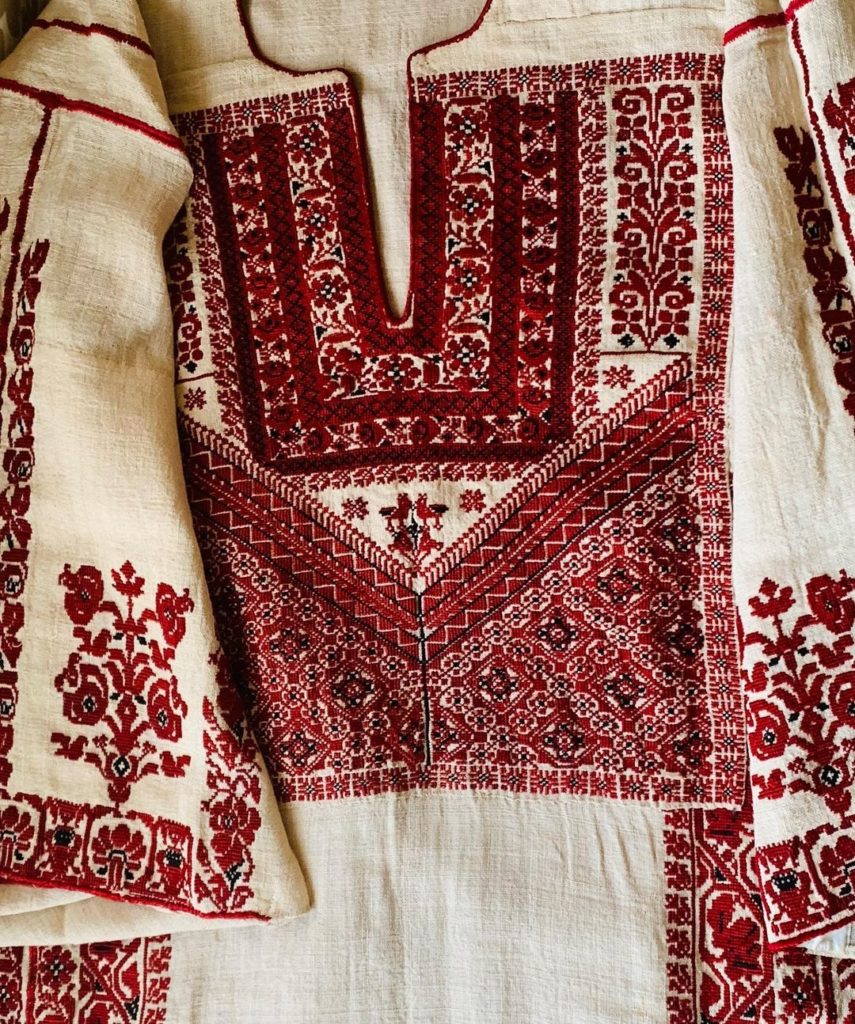 embroidered thobe traditional palestinian dress, palestinian thobe