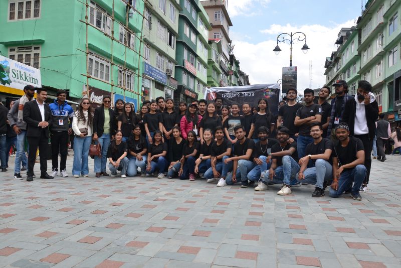 Flashmob in Gangtok: NIT Sikkim Students Celebrate Diversity and Culture