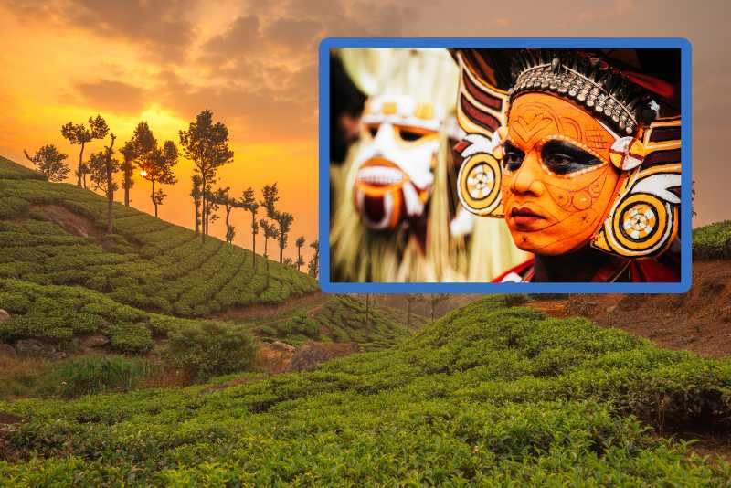 Image showing Kerala's landscape and culture