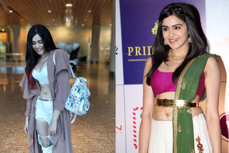 adah sharma navel