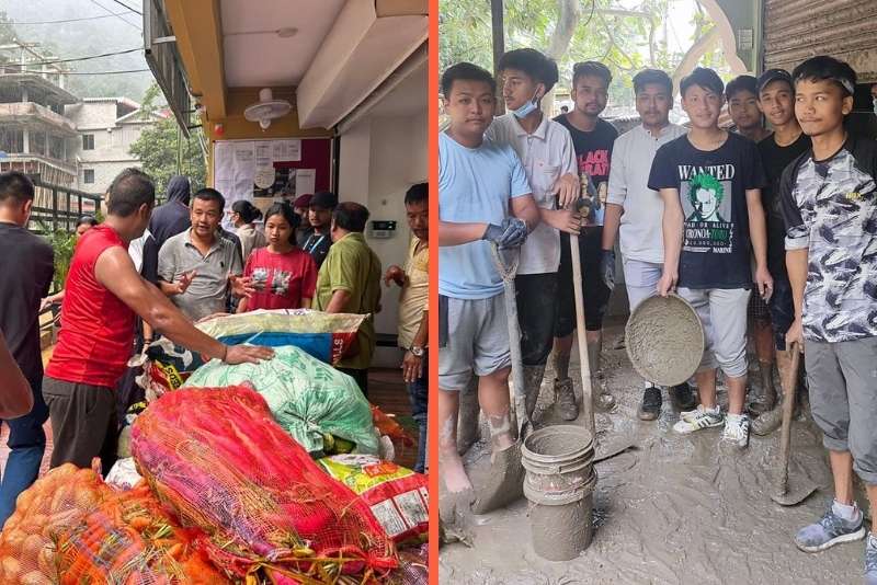 Community Support sikkim floods update