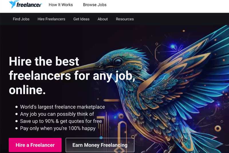 secret websites to make money freelancer