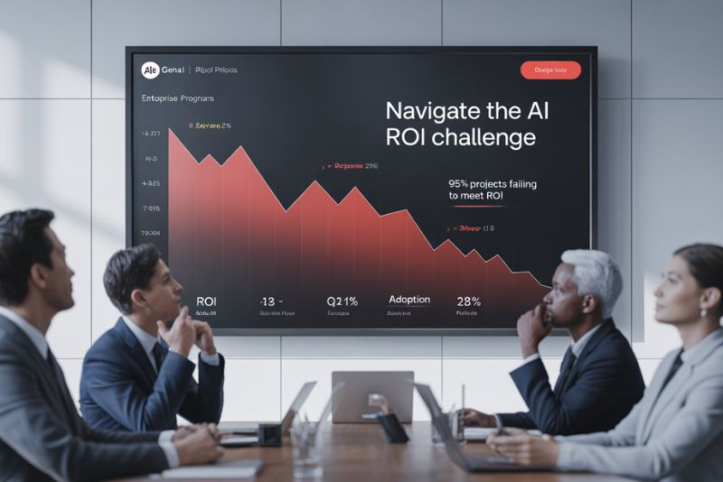 MIT GenAI Divide: 95% of generative AI projects failing on enterprise ROI dashboard